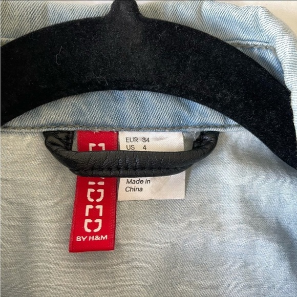 H&M Utility Denim Vest 4 NWOT - Picture 7 of 7